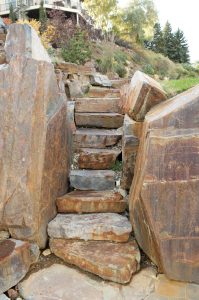 Chief Cliff Rustic Stair Slabs